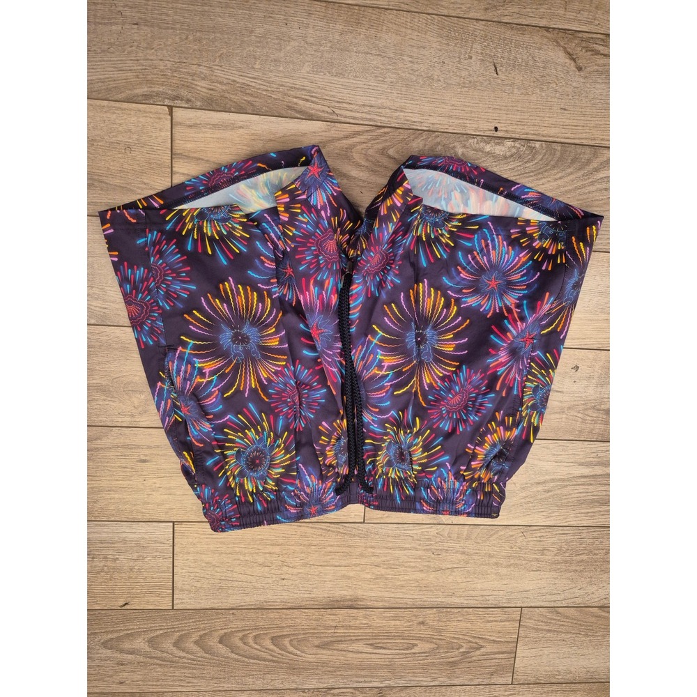 Vilebrequin St Tropez Mens Firework Starfish Print Swim Trunks Navy Blue Large - Picture 13 of 13